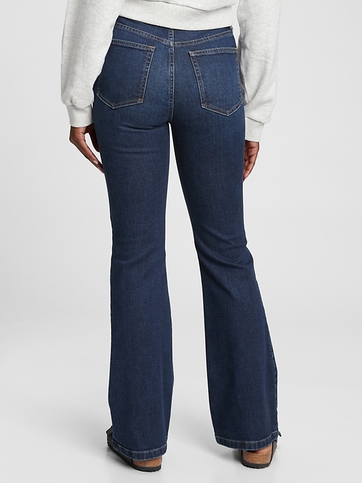 Image number 2 showing, High Rise Flare Jeans