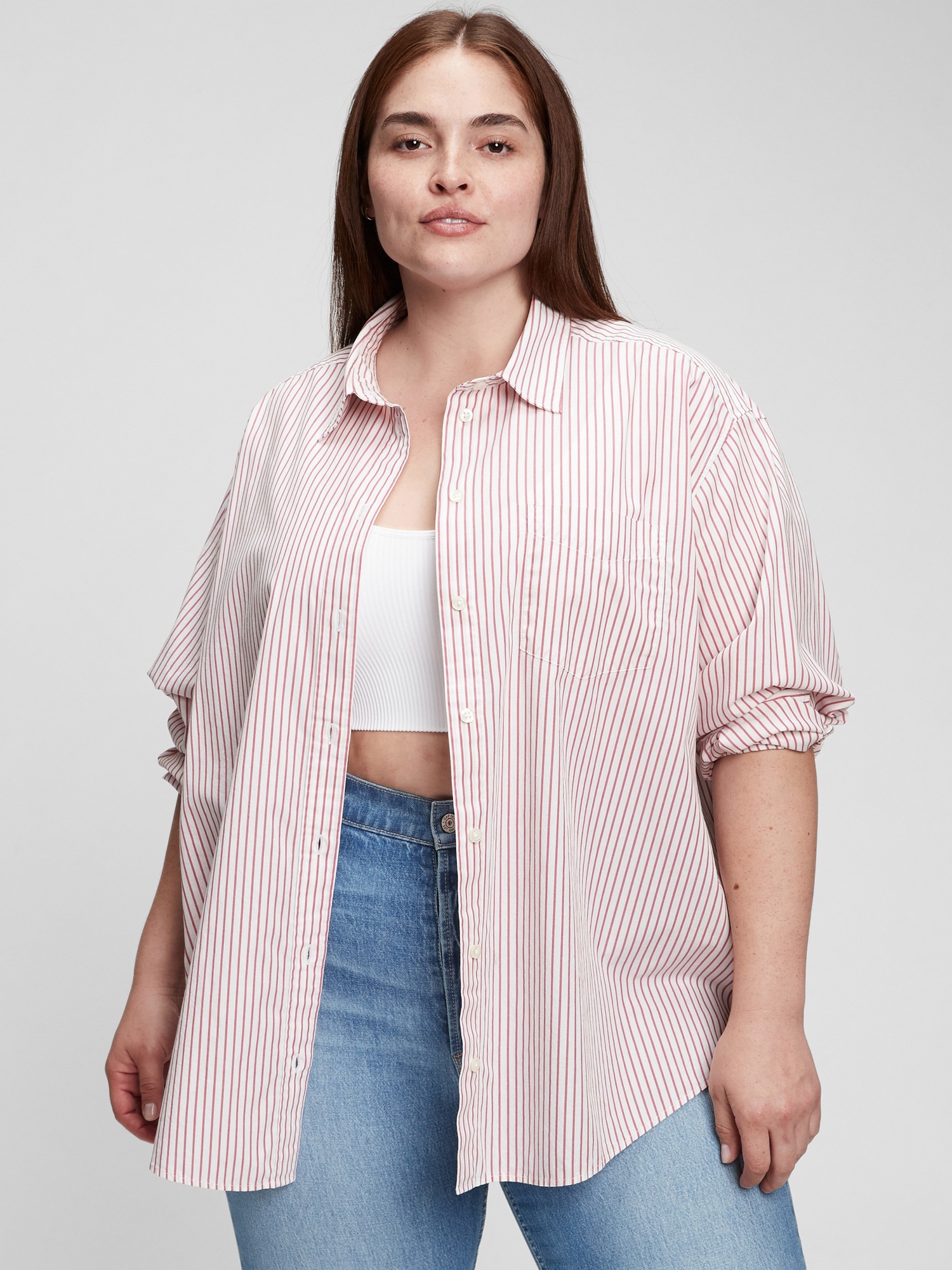 100% Organic Cotton Big Shirt | Gap