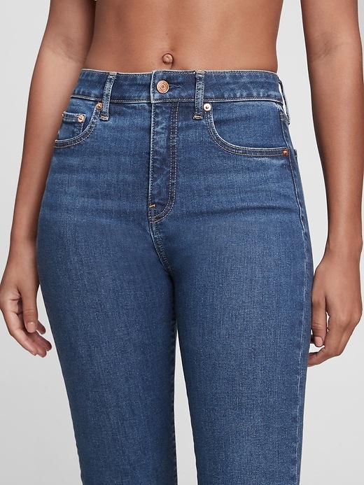 Image number 3 showing, High Rise Classic Straight Jeans with Washwell