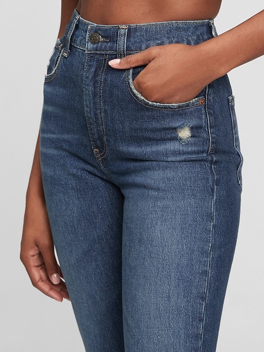 Image number 3 showing, Sky High Straight Leg Jeans