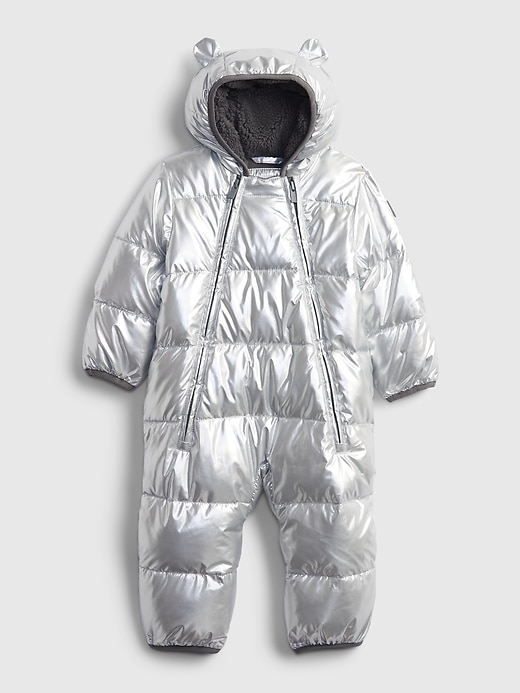 View large product image 1 of 1. Baby 100% Recycled ColdControl Max Puffer One-Piece