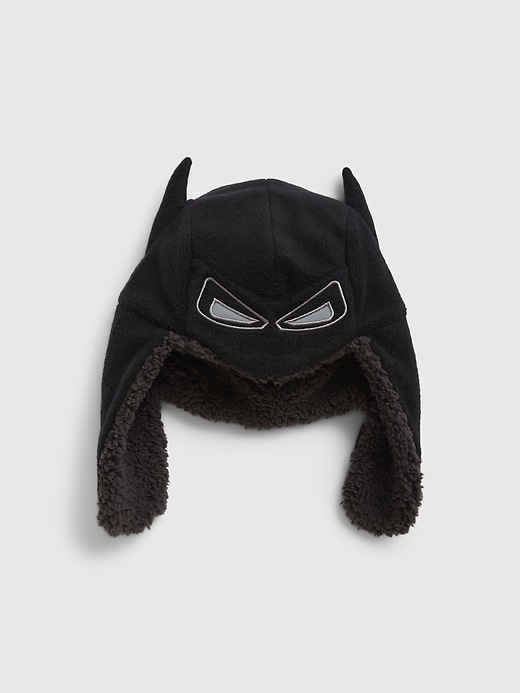 1 of 8 showing, with the color true black of product babyGap &#124 DC™ Interactive Hat