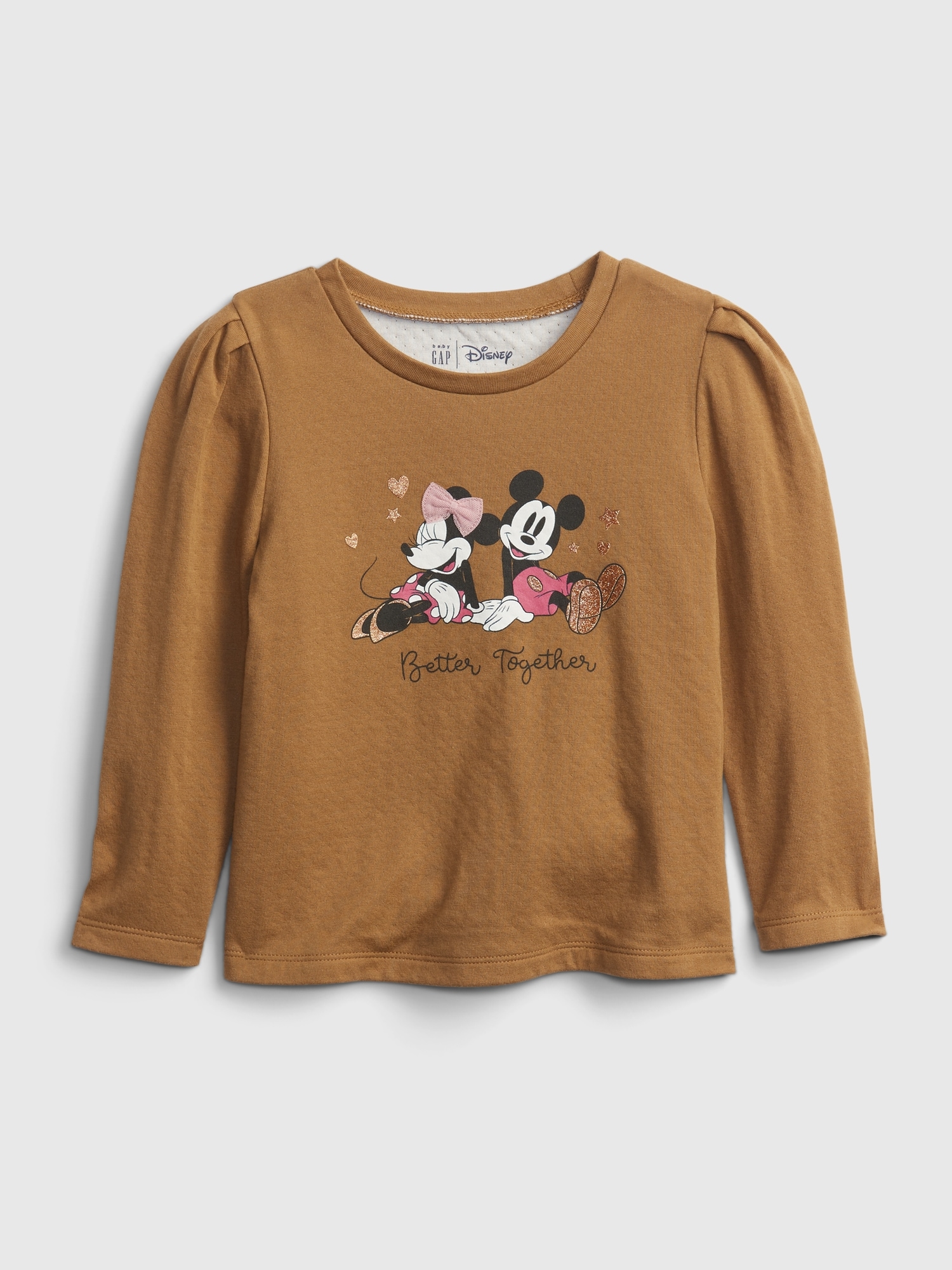 Babygap Disney Minnie Mouse Puff Sleeve Graphic T Shirt Gap