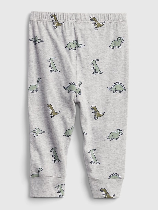 Image number 2 showing, Baby 100% Organic Cotton Dinosaur Mix and Match Pull-On Pants