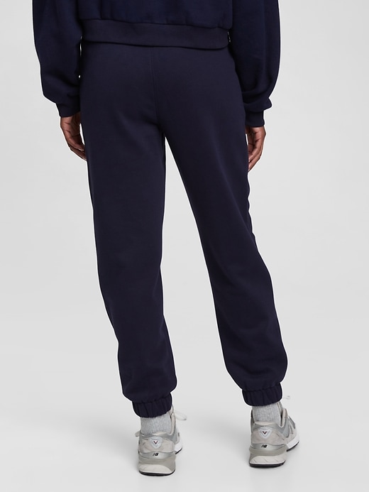 2 of 8 showing, with the color navy blue of product High Rise Gap Logo Joggers