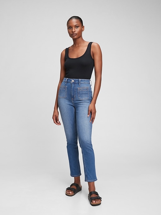 Sky High Rise Vintage Slim Jeans | Gap