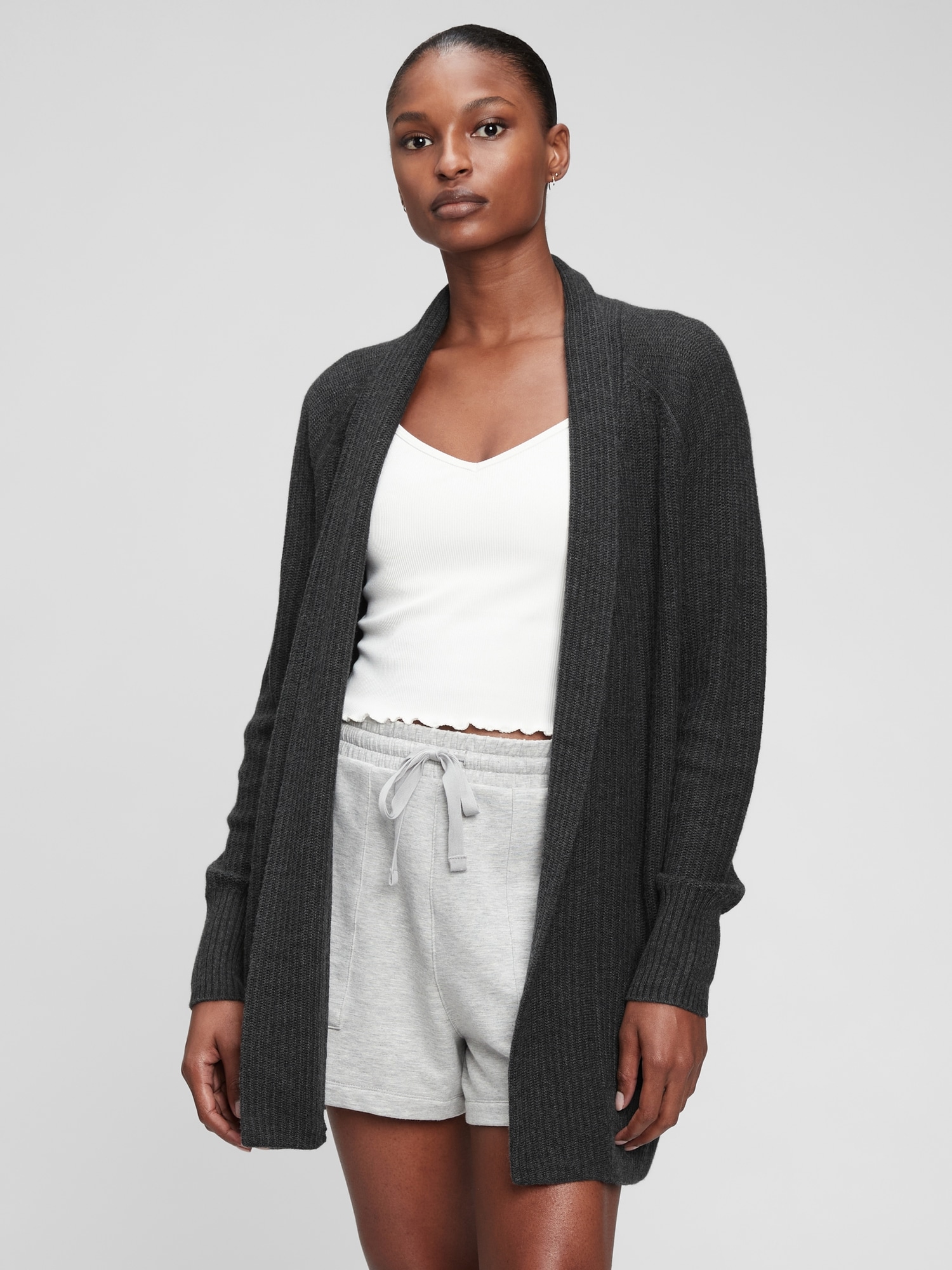 Open-Front Cardigan