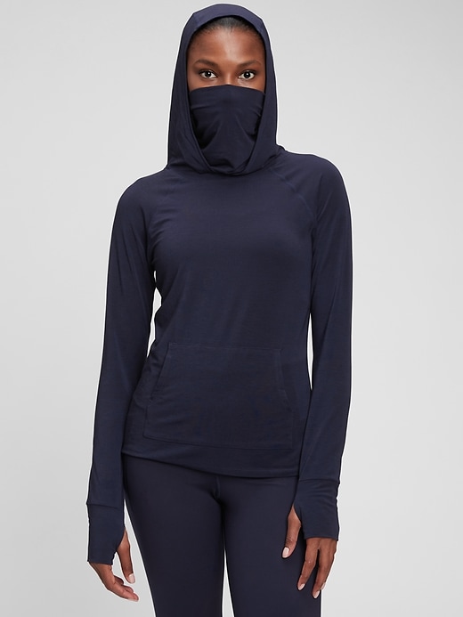 Image number 1 showing, GapFit Breathe Hoodie with Mask