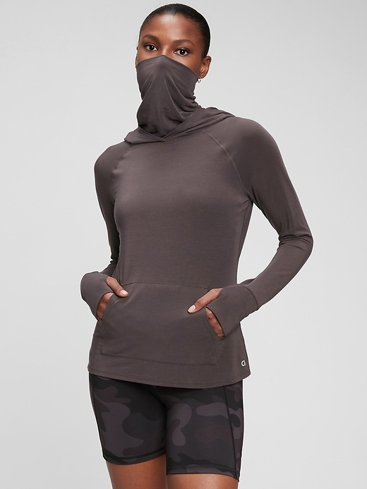 Image number 1 showing, GapFit Breathe Hoodie with Mask