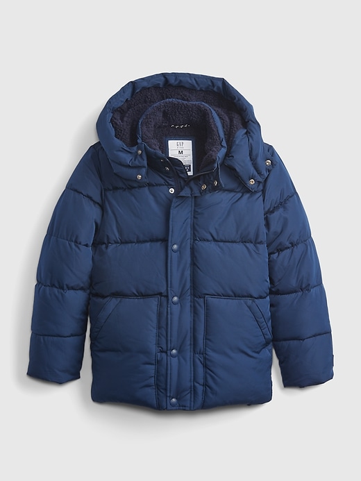 Image number 1 showing, Kids Plaid Puffer Jacket