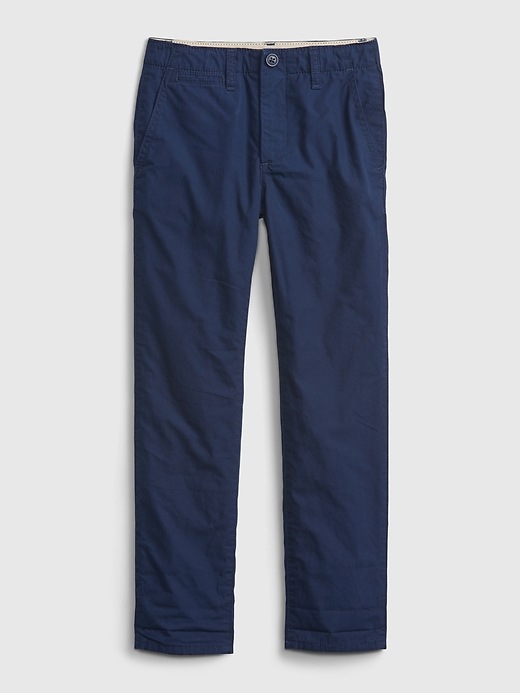 View large product image 1 of 1. Kids 100% Organic Cotton Lined Chinos with Washwell &#153