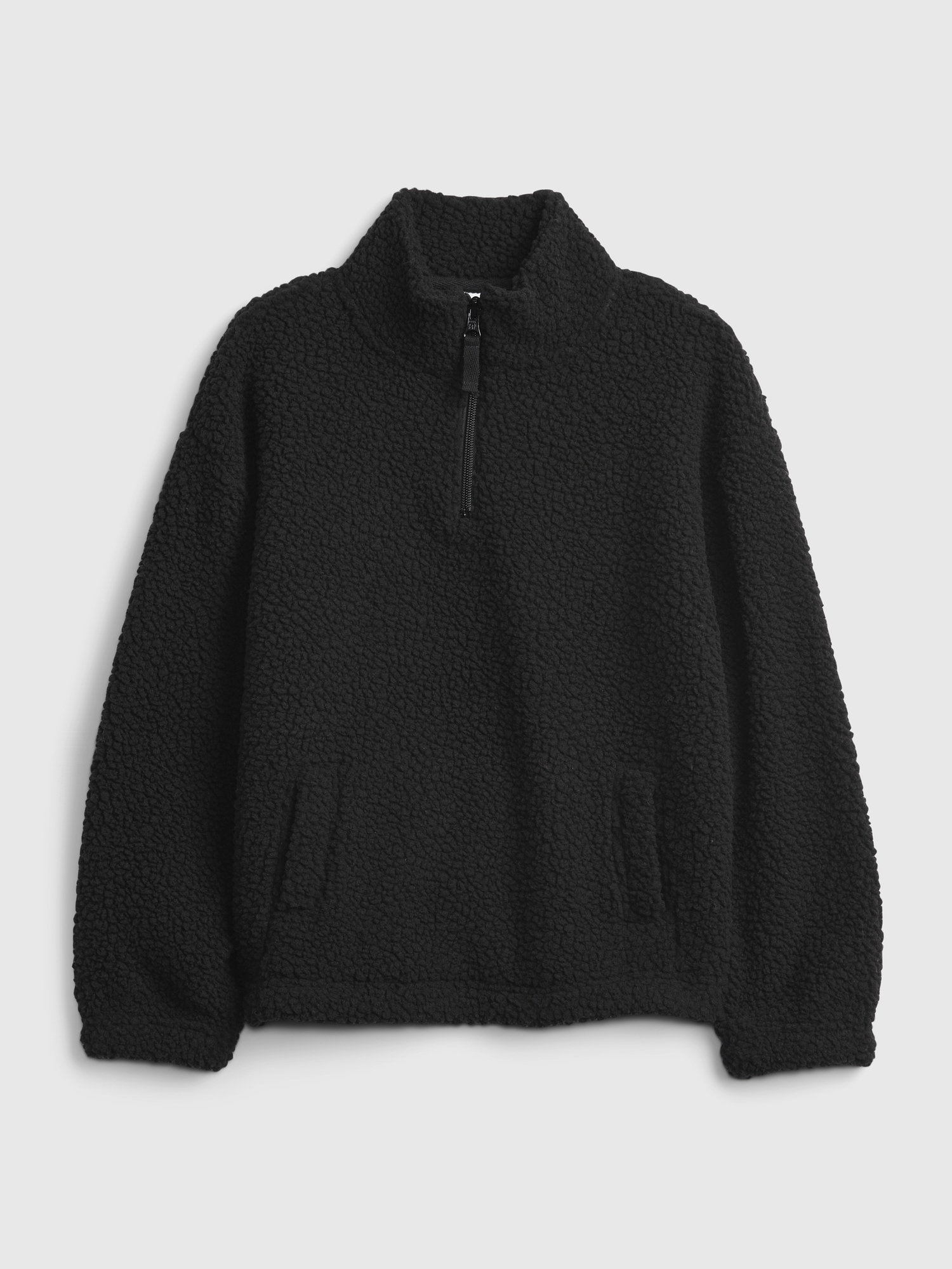 Kids Sherpa Quarter-Zip Sweater