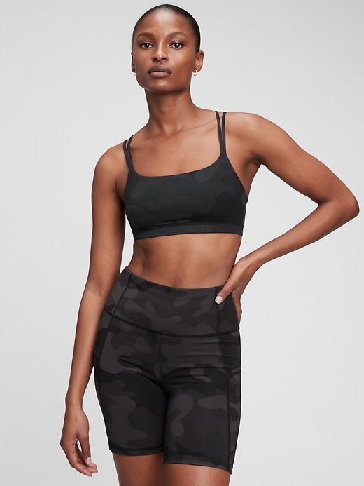 Image number 3 showing, GapFit Breathe Low Support Strappy Sports Bra