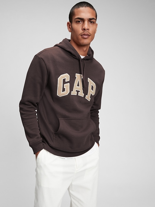 Image number 2 showing, Brown Logo Hoodie