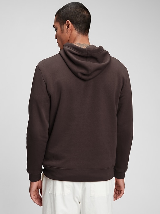 Image number 4 showing, Brown Logo Hoodie