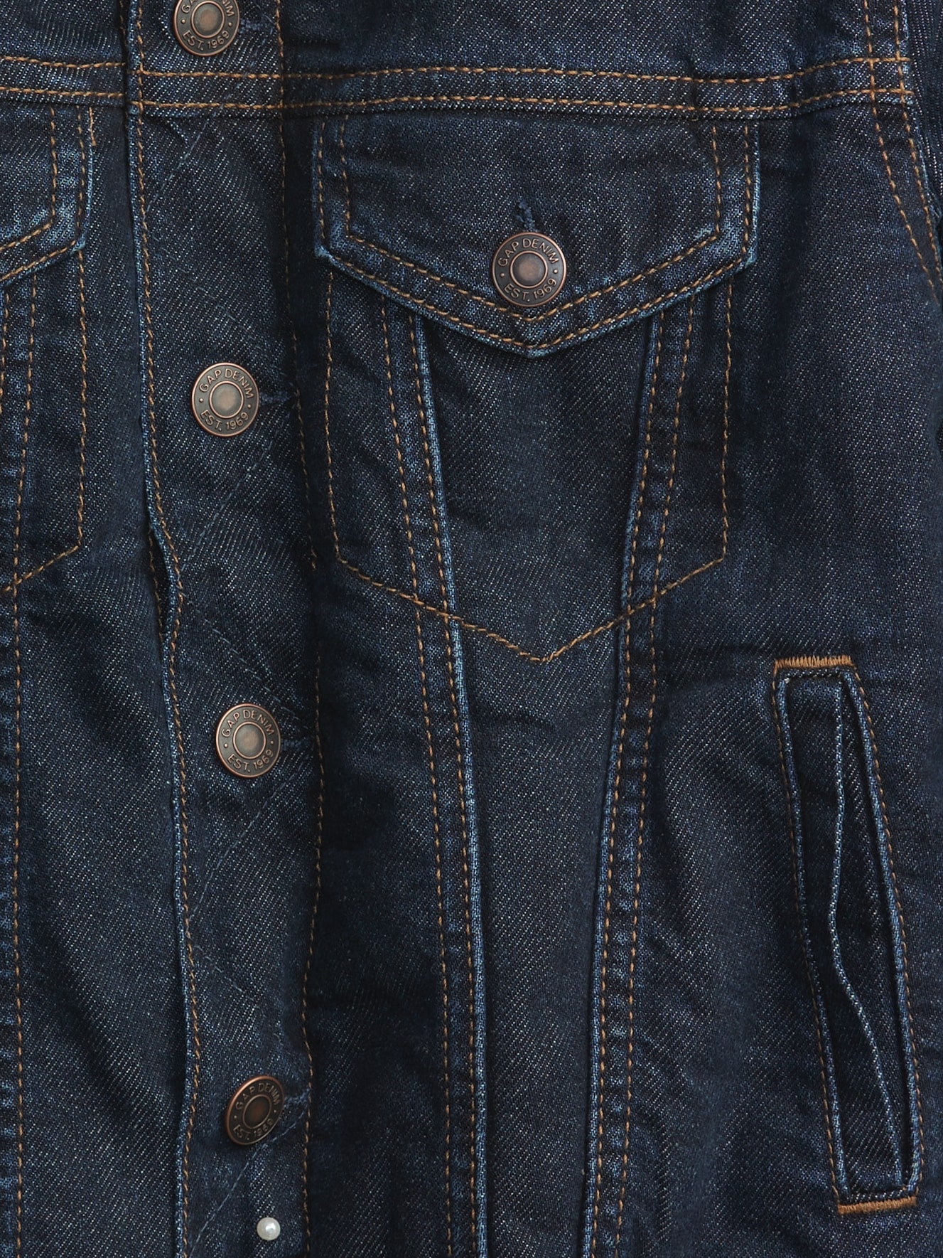 Kids Sherpa Lined Denim Jacket Gap