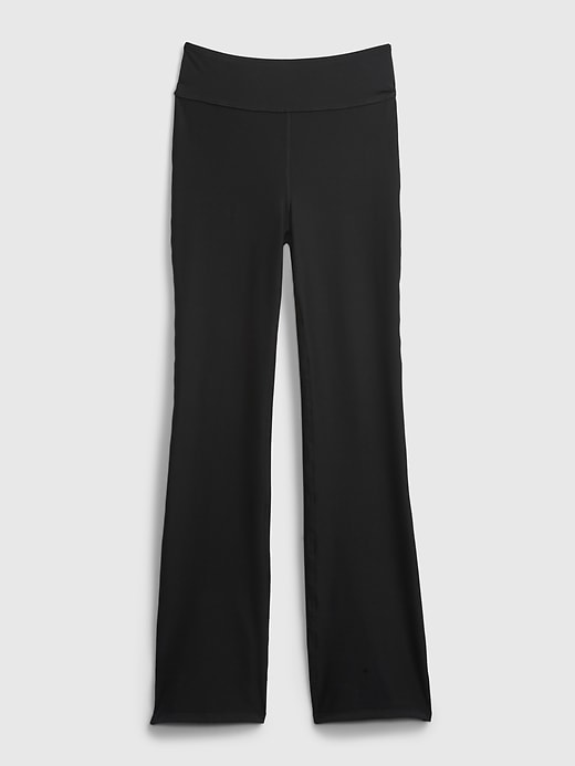2 of 8 showing, with the color true black of product GapFit Teen High Rise Flare Leggings