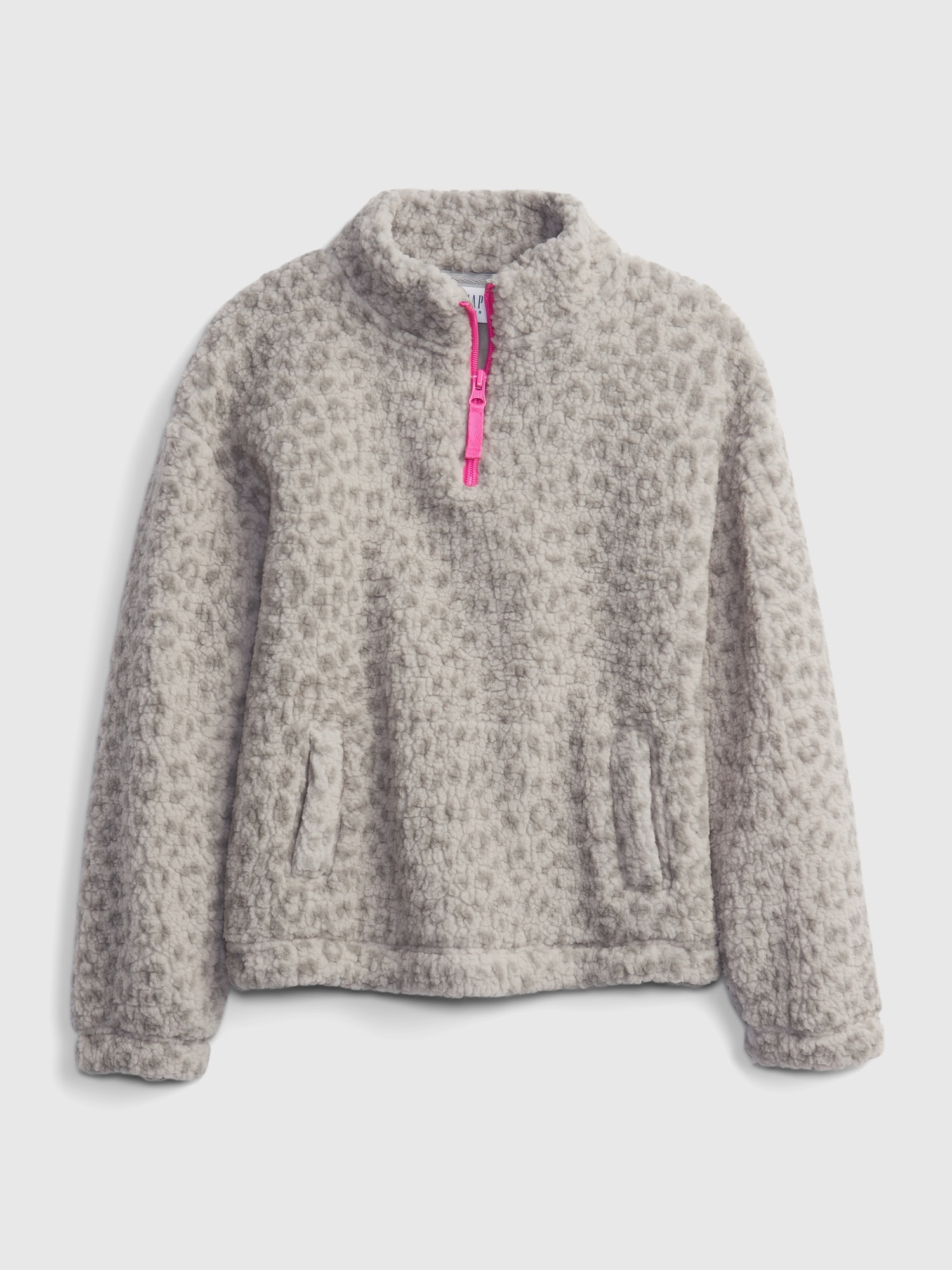 Kids Sherpa Quarter-Zip Sweater