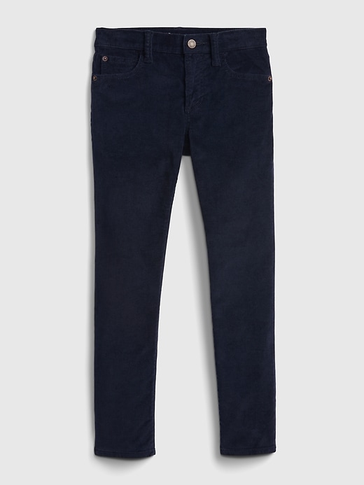 1 of 8 showing, with the color dark night of product Kids Slim Corduroy Pants