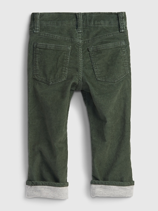 Image number 2 showing, Toddler Lined Corduroy Pants