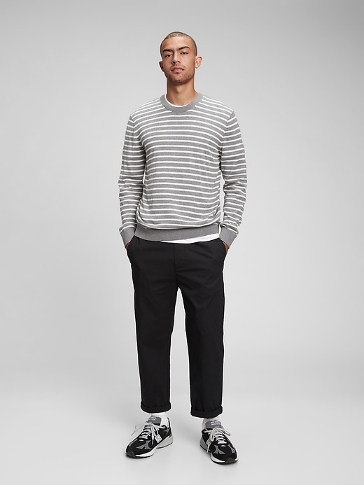 Image number 1 showing, Mainstay Stripe Crewneck Sweater