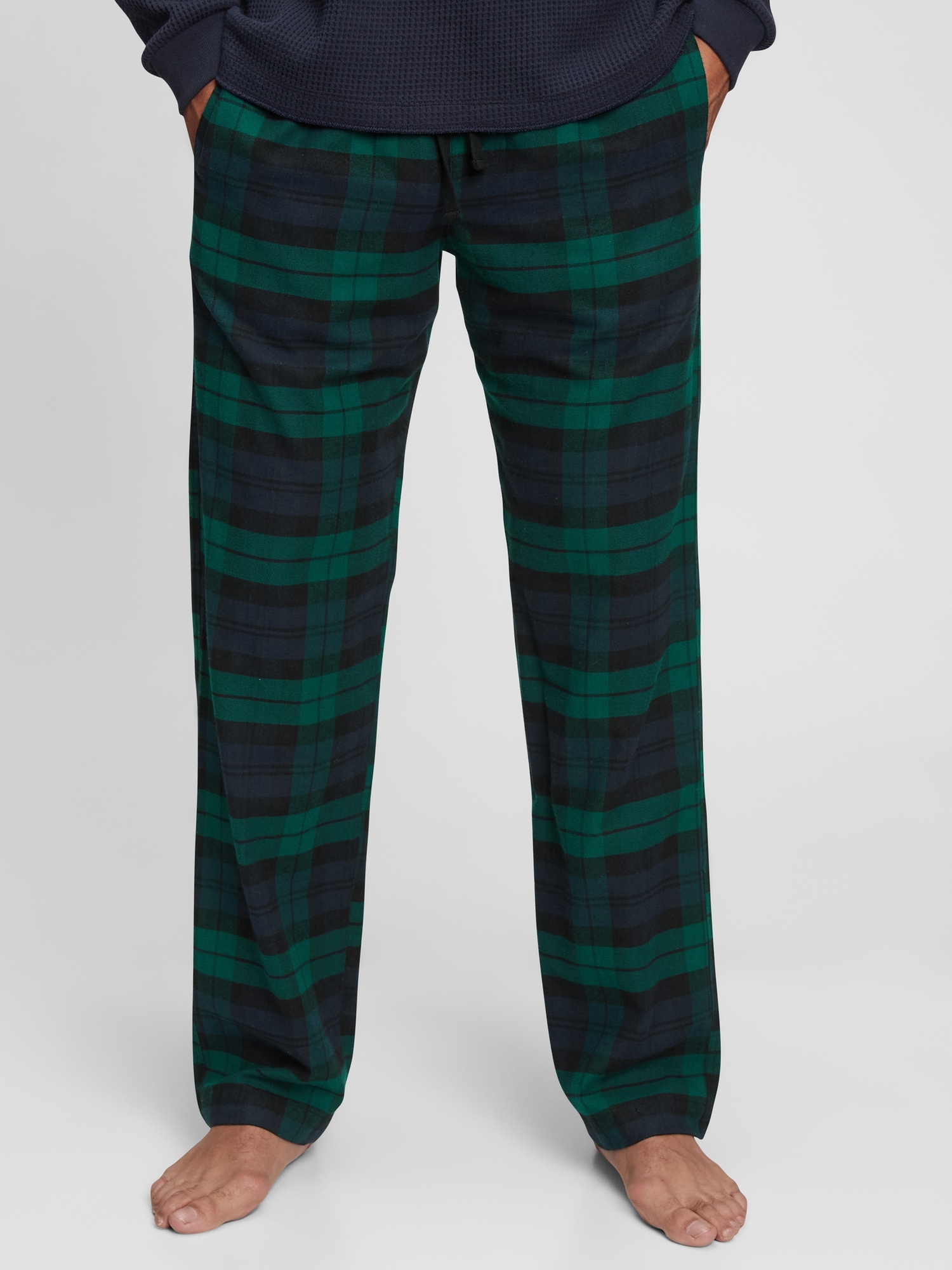 gap flannel pants