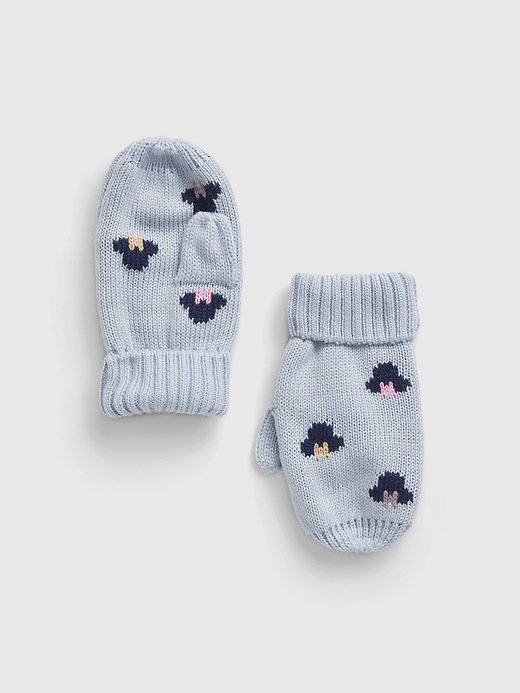 View large product image 1 of 1. babyGap &#124 Disney Minnie Mouse Print Mittens