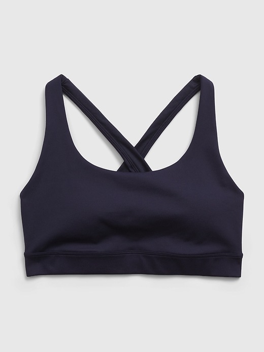Image number 8 showing, GapFit Recycled Power Crossback Sports Bra