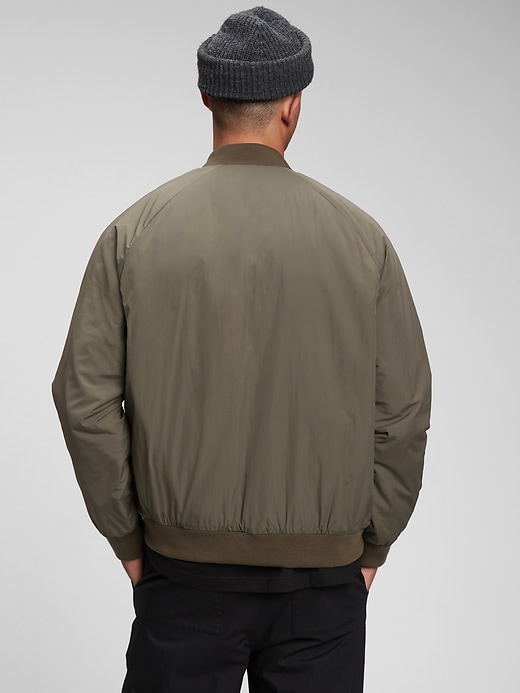 Image number 2 showing, 100% Recycled Nylon Bomber Jacket