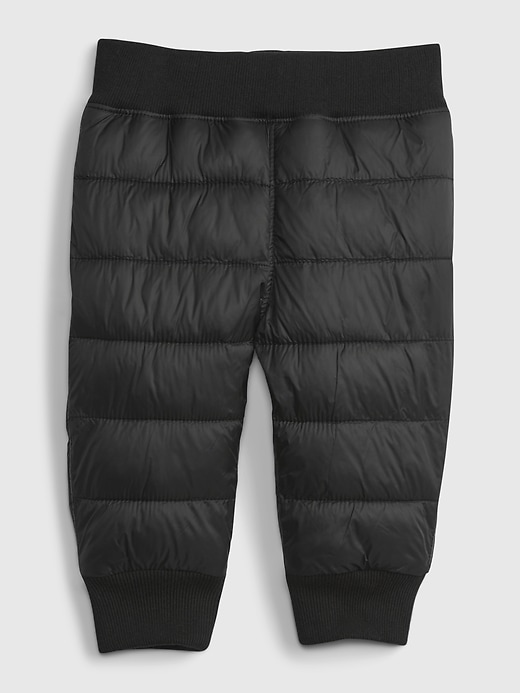 Image number 1 showing, Baby 100% Recycled Nylon Pull-On Puffer Pants