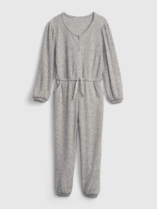 Image number 1 showing, Toddler Softspun Ribbed Jumpsuit