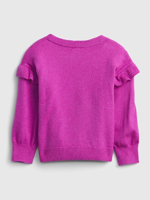 Toddler Brushed Ruffle Sweater Gap
