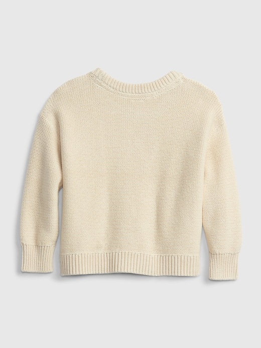Image number 2 showing, Toddler Cable-Knit Sweater
