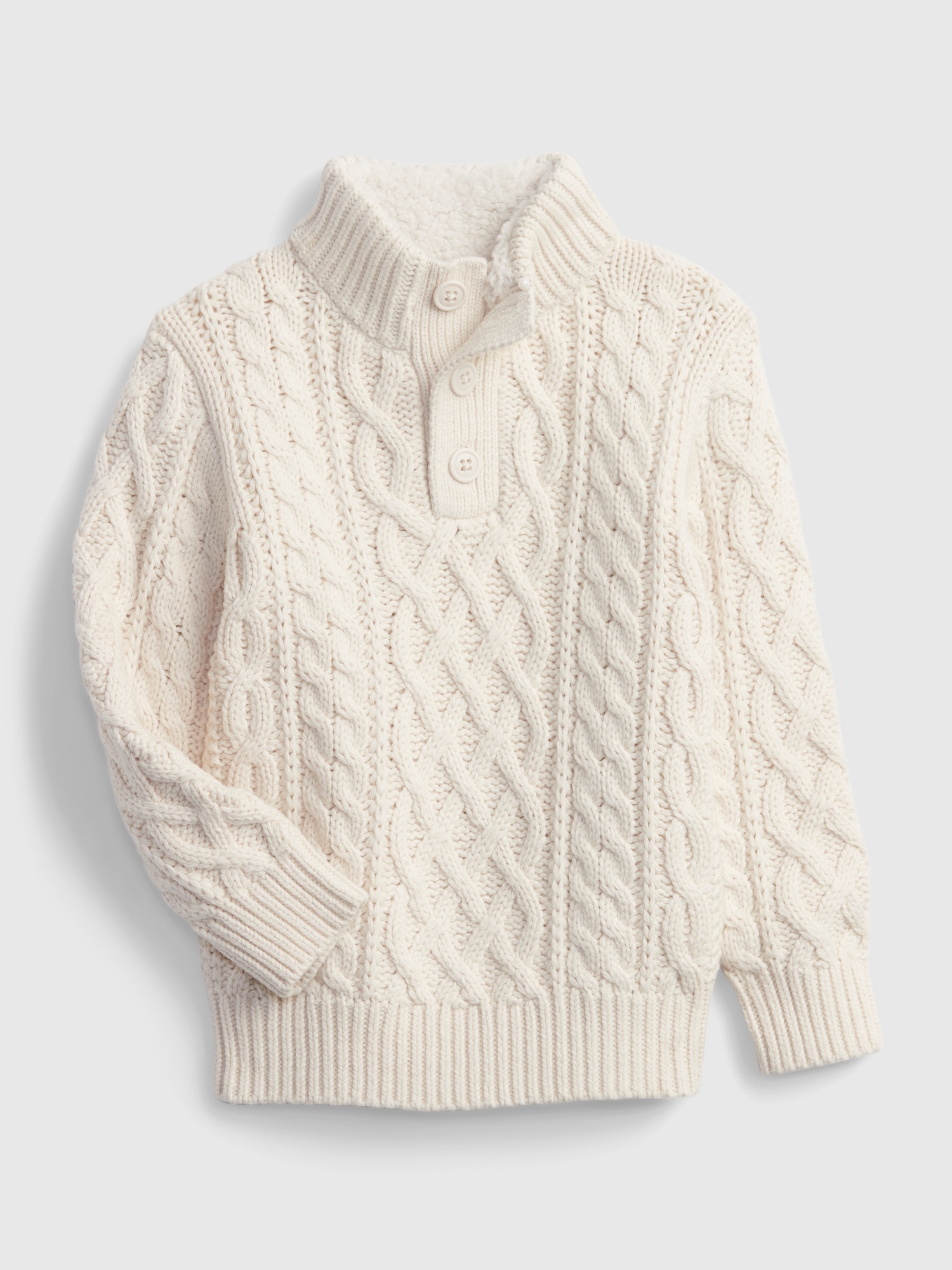 Toddler Mockneck CableKnit Sweater Gap