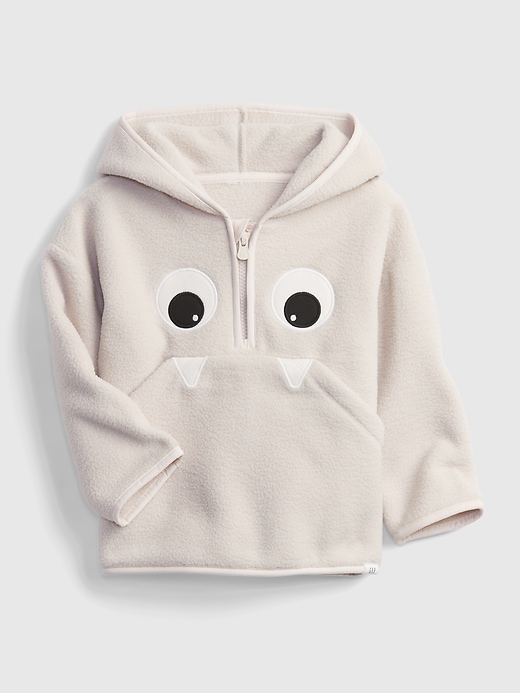 1 of 8 showing, with the color slick rock beige of product Toddler Sherpa Hoodie