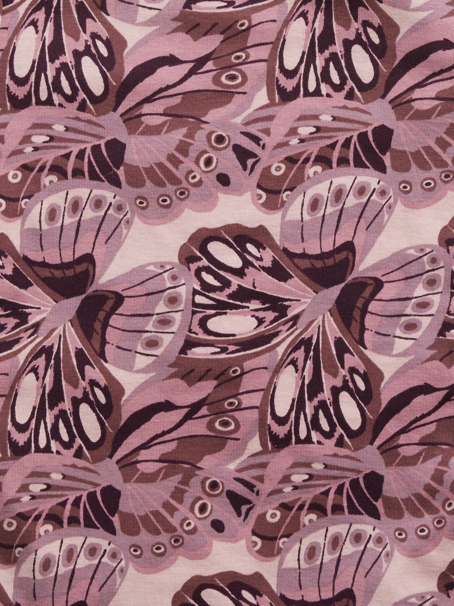 Kids Organic Cotton Butterfly Print PJ Set