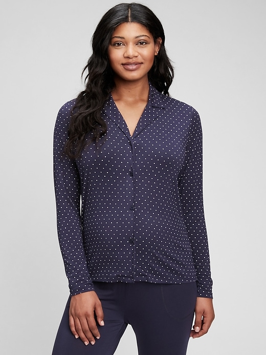 Image number 1 showing, Maternity Modal PJ Shirt