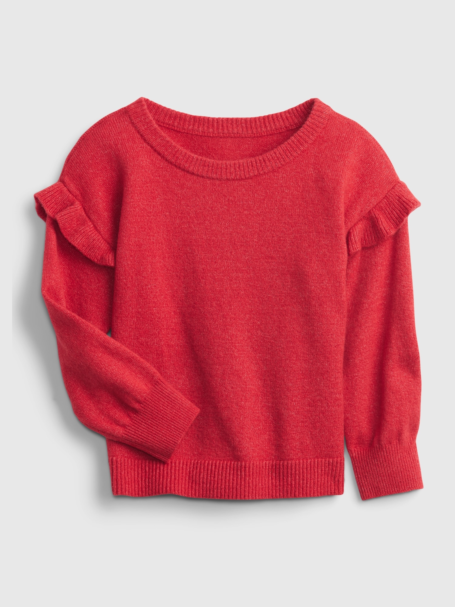 Toddler Brushed Ruffle Sweater