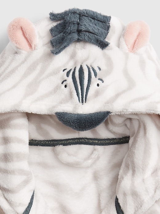 Image number 3 showing, babyGap Zebra Robe