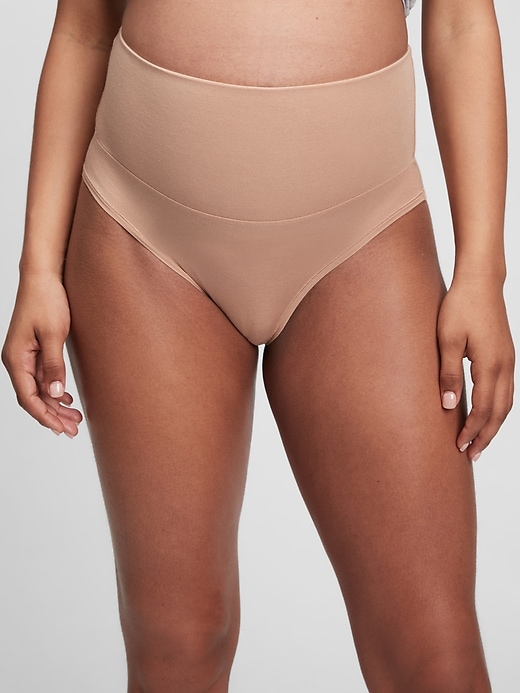 View large product image 1 of 1. Maternity Post-Baby High Rise Stretch Bikini