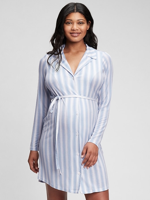 View large product image 1 of 1. Maternity Modal Nightgown