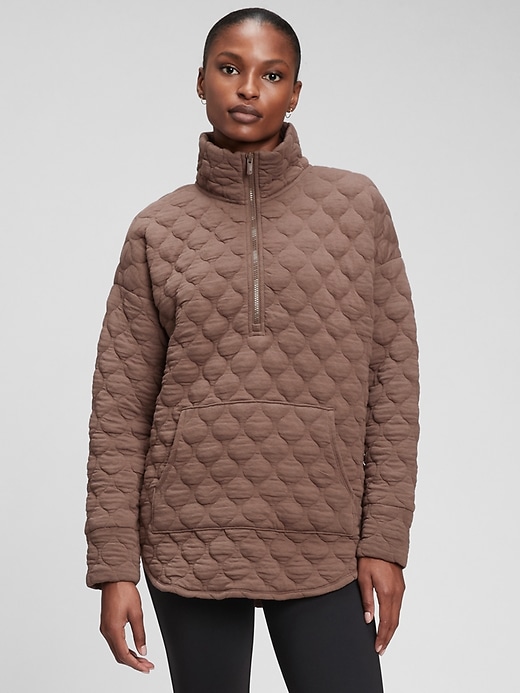 GapFit Jacquard Full-Zip Jacket