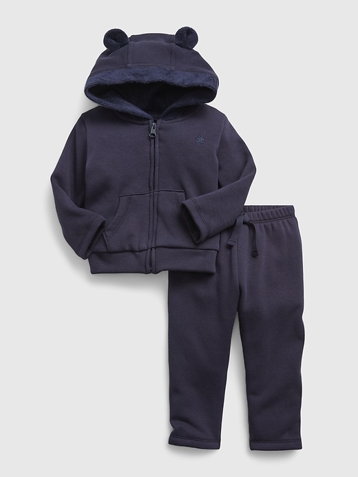 Image number 5 showing, Baby Cozy Hoodie Outfit Set