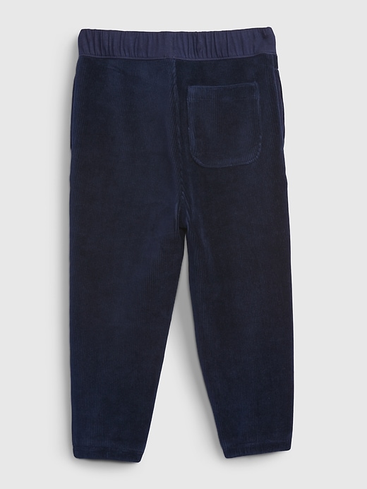 2 of 8 showing, with the color dark night blue of product Toddler Pull-On Corduroy Joggers