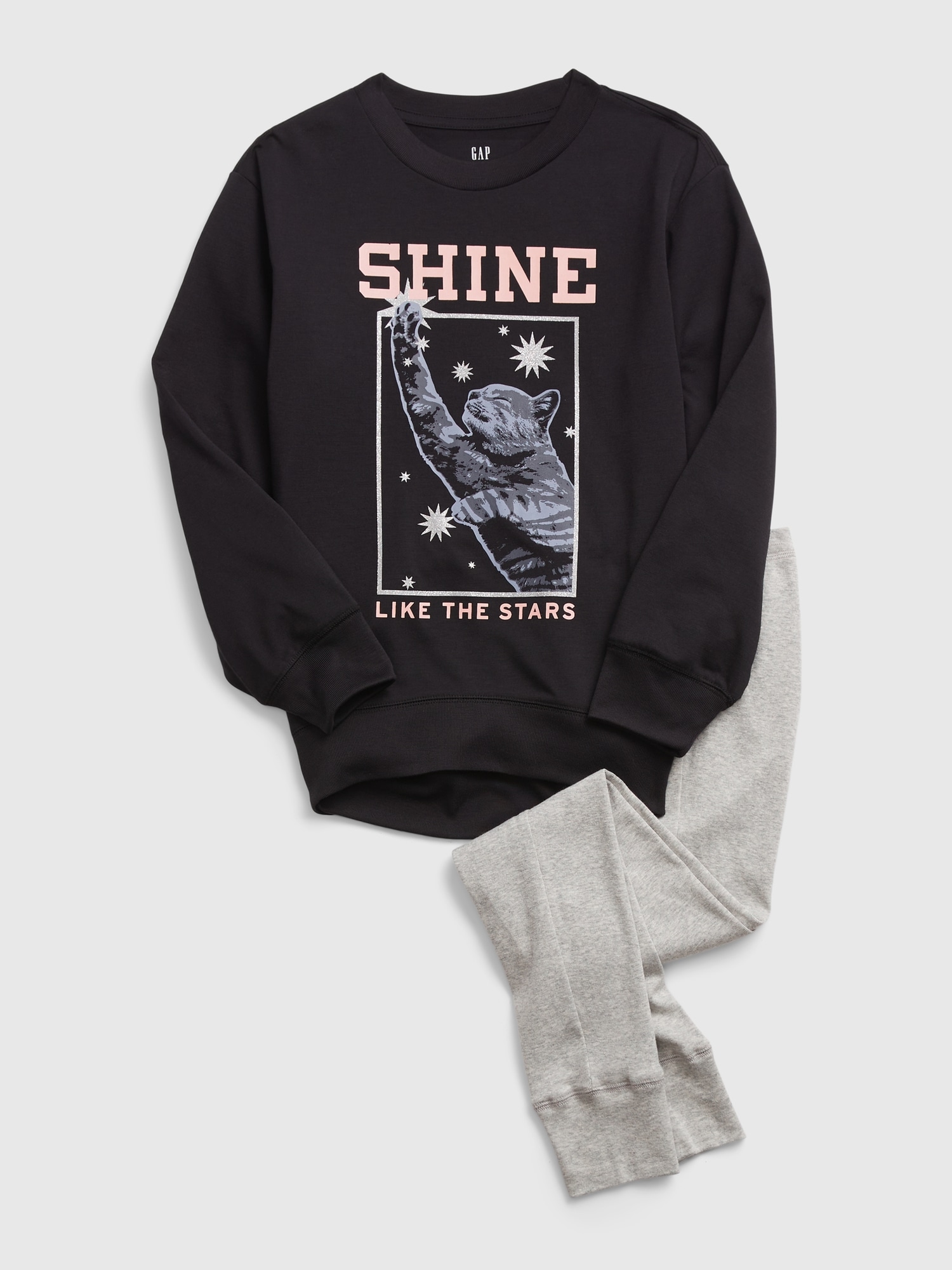 Kids Recycled Graphic PJ Set