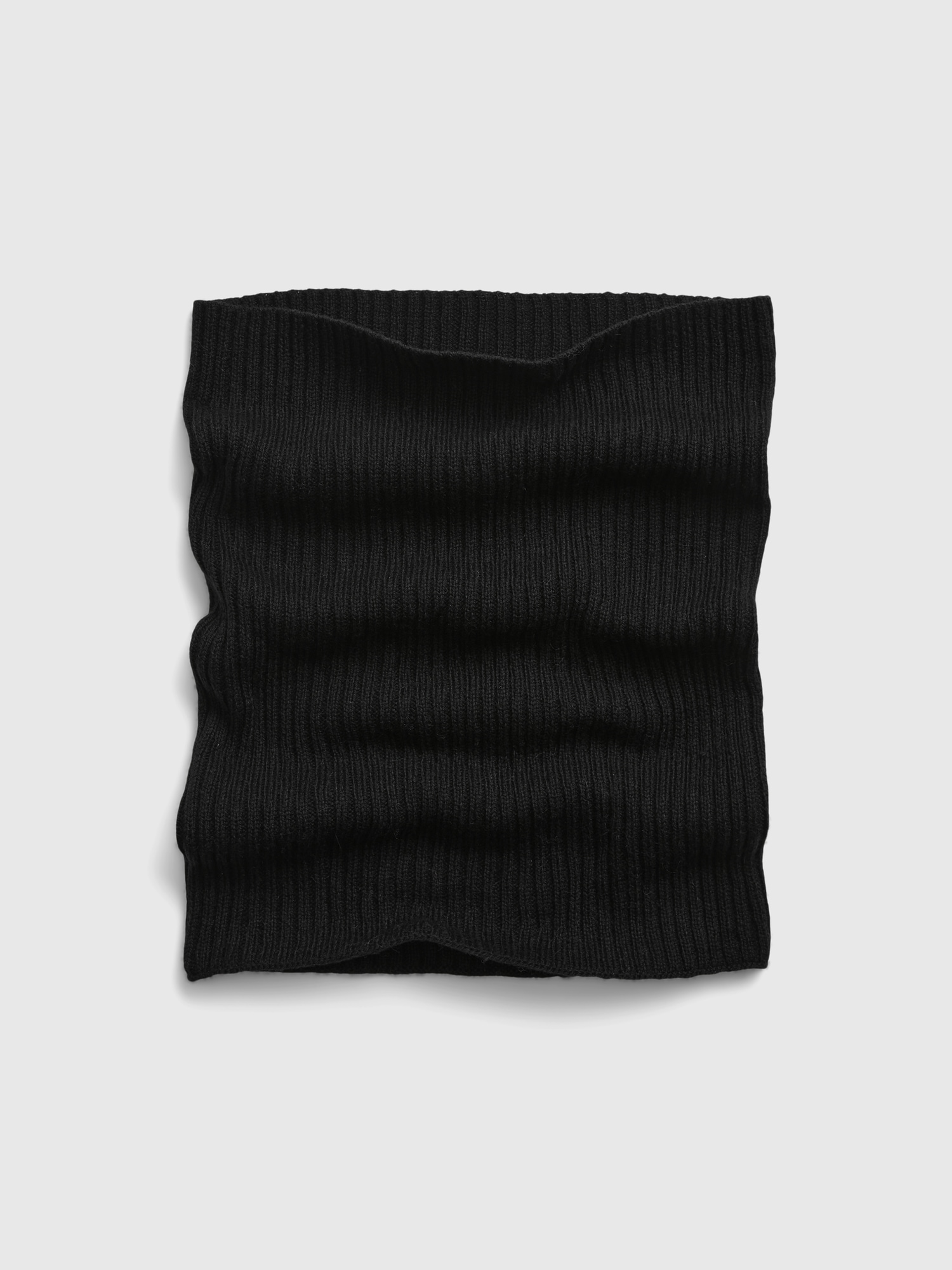 Gap Recycled Neckwarmer black. 1