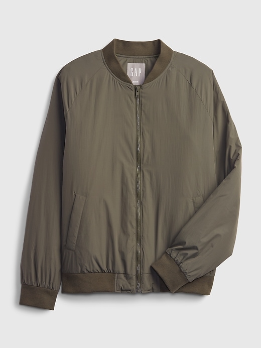 100 Recycled Nylon Bomber Jacket Gap