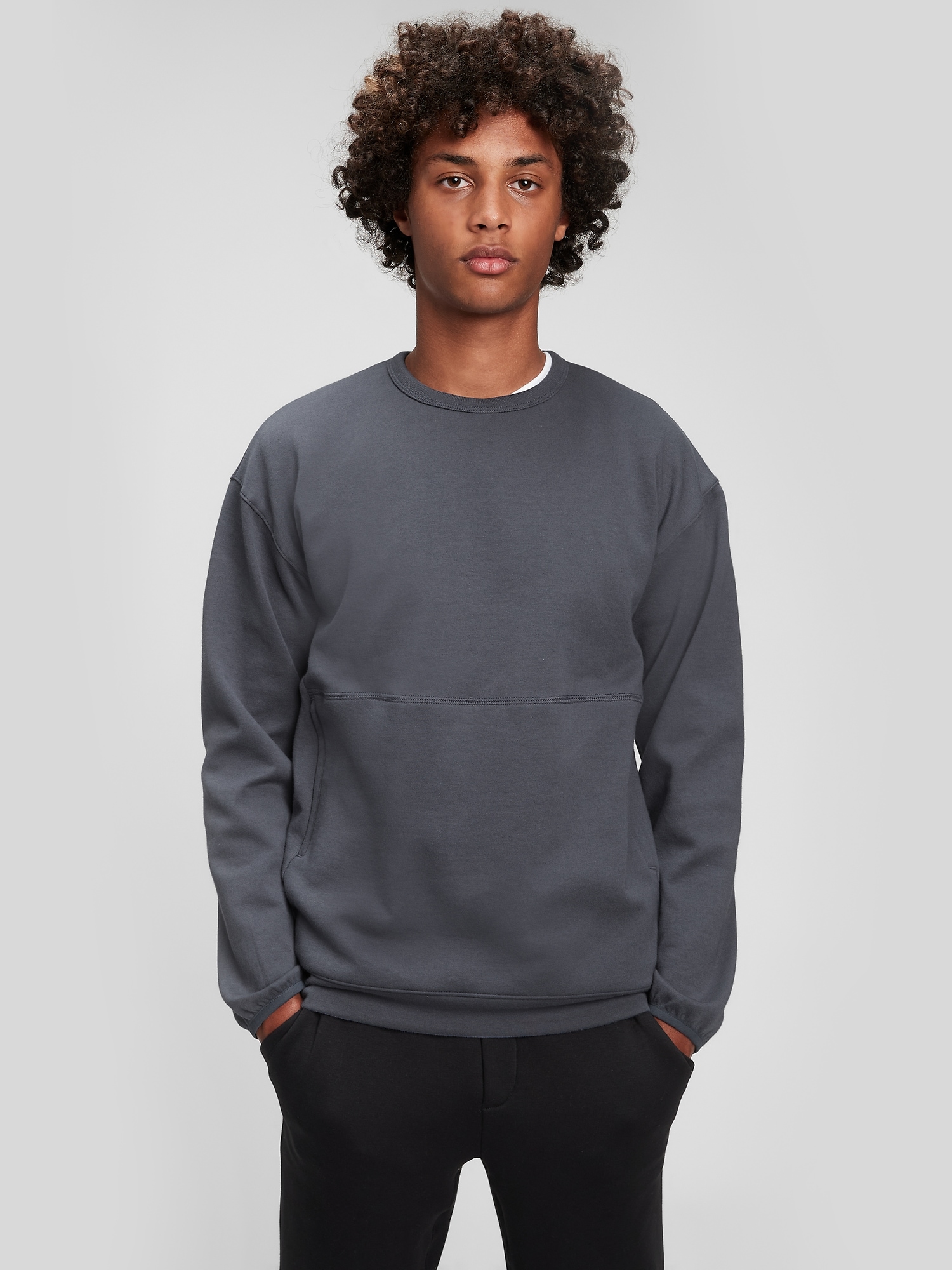 tech crewneck sweatshirt
