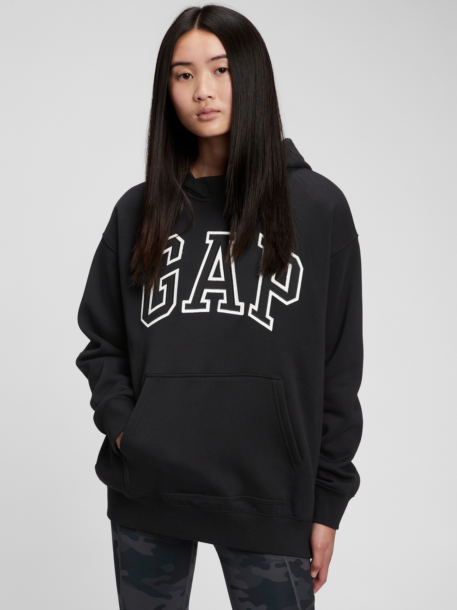 gap long hoodie