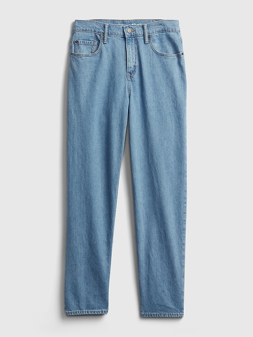 2 of 8 showing, with the color medium wash of product Teen Relaxed Taper Jeans